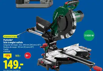 Lidl Parkside Scie à onglet radiale offre