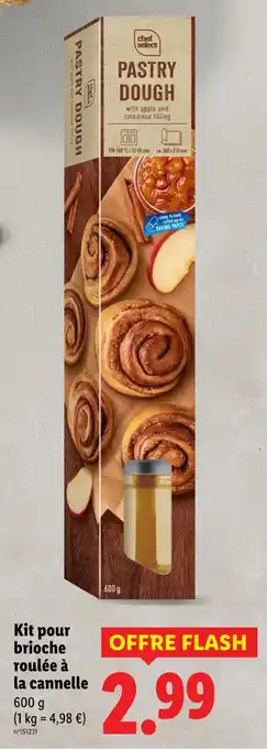 Lidl CHEF SELECT Kit pour brioche roulée à la cannelle offre