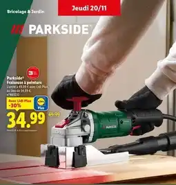 Lidl PARKSIDE Fraiseuse à peinture offre