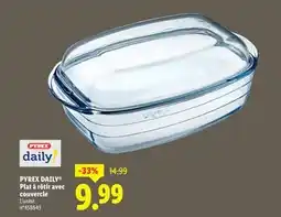 Lidl PYREX DAILY Plat à rôtir avec couvercle offre