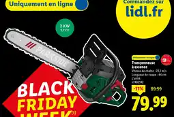Lidl Parkside Tronçonneuse à essence offre