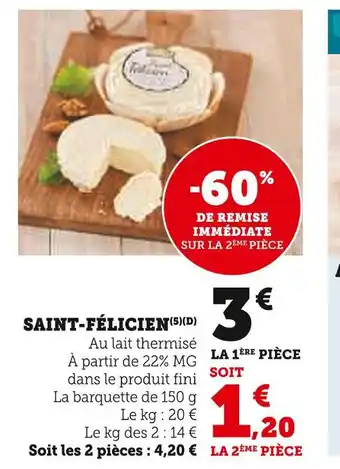 U Express Saint-Félicien offre