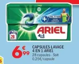 La Foir'Fouille Capsules lavage 4 en 1 ariel offre