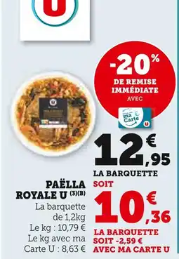 U Express U Paëlla Royale offre