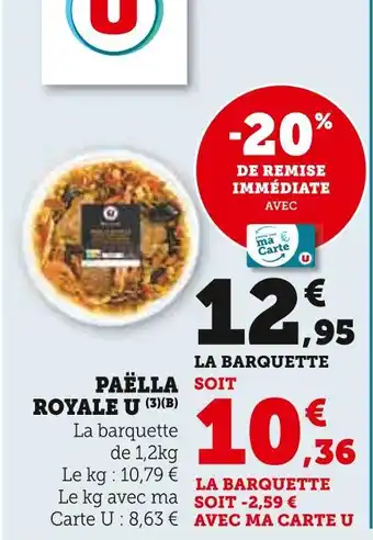 U Express U Paëlla Royale offre