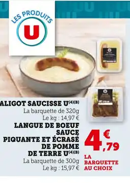 U Express U Aligot Saucisse offre