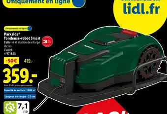 Lidl Parkside Tondeuse-robot Smart offre