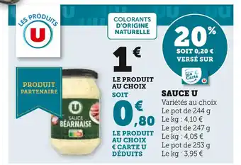 U Express U Sauce offre