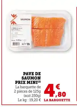 U Express Prix Mini Pavé de Saumon offre