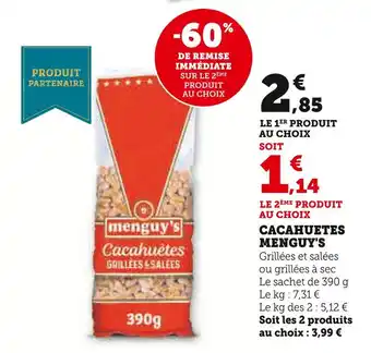 U Express MENGUY'S Cacahuètes offre