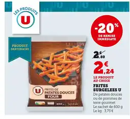 U Express U Frites surgelees offre