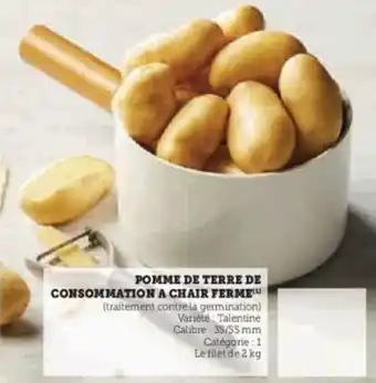 Hyper U Pomme de terre de consommation a chair ferme offre