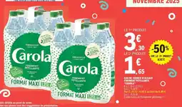 E.Leclerc Express Eau de source d'alsace finement pétillante carola offre