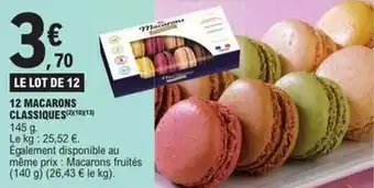 E.Leclerc Express 12 macarons classiques offre