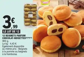 E.Leclerc Express 12 beignets parfum chocolat-noisettes offre