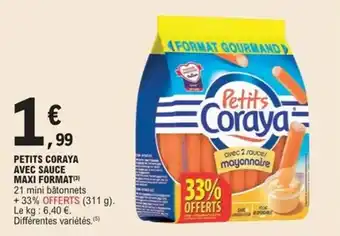 E.Leclerc Express Petits coraya avec sauce maxi format offre