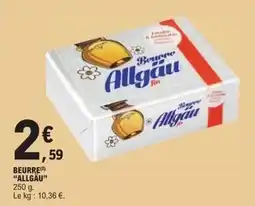 E.Leclerc Express Beurre allgäu offre