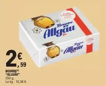 E.Leclerc Express Beurre allgäu offre