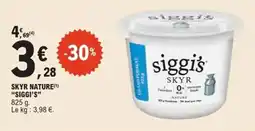 E.Leclerc Express Skyr nature siggi's offre