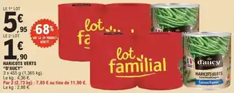 E.Leclerc Express Haricots verts d'aucy offre