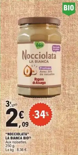 E.Leclerc Express Nocciolata la bianca bio offre