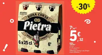 E.Leclerc Express Bière pietra offre
