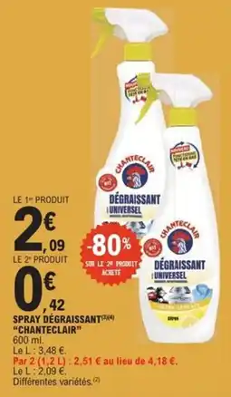 E.Leclerc Express Spray dégraissant chanteclair offre