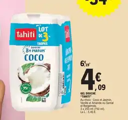 E.Leclerc Express Gel douche tahiti offre