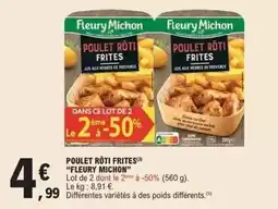 E.Leclerc Express Fleury michon - poulet rouet rouest prites offre