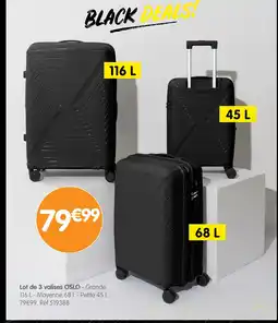 b&m Lot de 3 valises offre