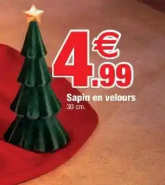 Bazarland Sapin en velours offre