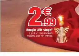 Bazarland Bougie LED Ange offre