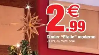 Bazarland Cimier Etoile moderne offre