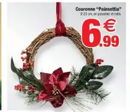 Bazarland Couronne Poinsettia offre