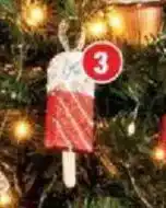 Bazarland Le set de 3 suspensions Glace pailletée offre