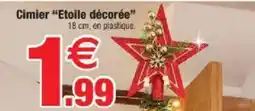Bazarland Cimier Etoile décorée offre