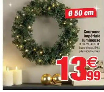 Bazarland Couronne impériale lumineuse offre