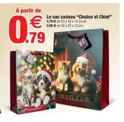 Bazarland Le sac cadeau Chaton et Chiot offre