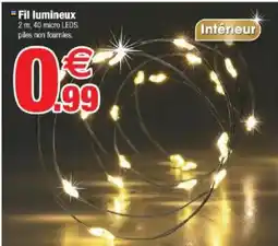 Bazarland Fil lumineux offre
