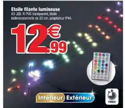 Bazarland Etoile filante lumineuse offre