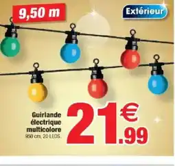 Bazarland Guirlande électrique multicolore offre