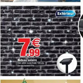 Bazarland Rideau solaire offre