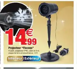 Bazarland Projecteur Flocons offre