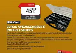 DomPro P.PRODIXAL Ecrou aveugle (insert) coffret 500 pcs offre