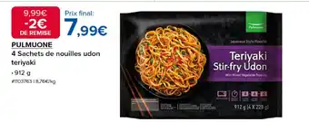Costco PULMUONE 4 Sachets de nouilles udon teriyaki offre