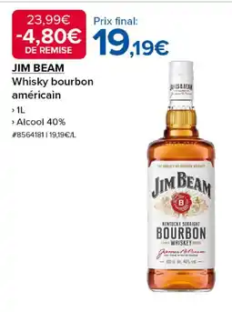 Costco JIM BEAM Whisky bourbon américain offre
