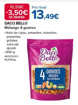 Costco DACO BELLO Mélange 4 graines offre