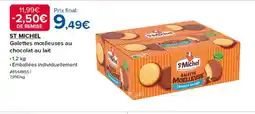 Costco ST MICHEL Galettes moelleuses au chocolat au lait offre
