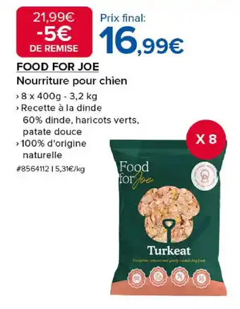 Costco FOOD FOR JOE Nourriture pour chien offre