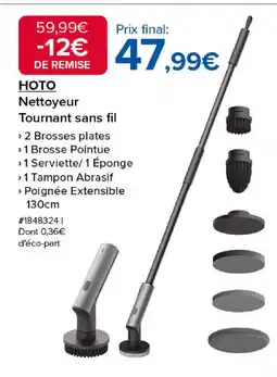 Costco HOTO Nettoyeur Tournant sans fil offre